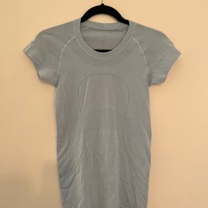 COPY - Lululemon Swiftly Tech Short Sleeve Shirt in Light Blue
